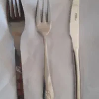 چاقوچنگال سروغذاوشیرینی جنس استیل