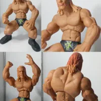 دو عدد فیگور بزرگ اورجینال کشتی کج ۳۵ سانت|اسباب‌‌بازی|رشت, نامجو|دیوار