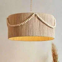 لوستر و اباژور مکرومه و بوهو|لوستر و چراغ آویز|مشهد, شریف|دیوار