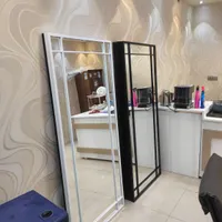 اینه دکوراتیو با کلاف فلز صنعتی و‌رنگ کوره