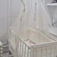 تخت نوزاد کنار مادر  چوبی آیسیز ترک