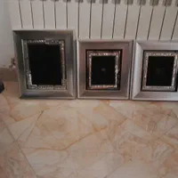تابلو آینه با ابعاد ۳۵ در ۴۰ و دو عدد ۳۱ در ۳۵|تابلو، نقاشی، عکس|تهران, باغ فیض|دیوار