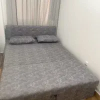 مبل تاشو دو نفره فلزی و طبی