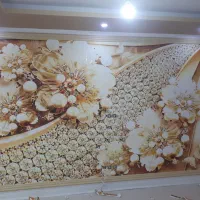 نصاب کاغذ دیواری وپوستر سه بعدی|خدمات پیشه و مهارت|اهواز, گلستان|دیوار