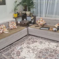 مبل ال دست دوم رایگان به همراه میز تلویزیون|مبلمان خانگی و میز عسلی|تهران, المهدی|دیوار
