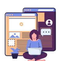 خانم آشنا به فضای مجازی