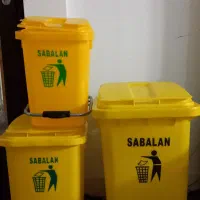 سطل زباله پدالی سبلان