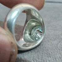 انگشترنقره پنبه ای موزانایت|جواهرات|کرج, خرمدشت|دیوار