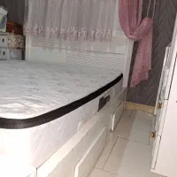 تخت خواب دونفره خوشخواب پاتختی دراور آینه|تخت و سرویس خواب|تهران, دهم فروردین|دیوار