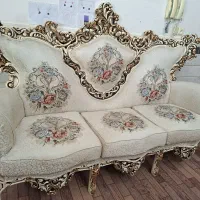 مبلمان سلطنتی تمام چوب9نفره نونونو مناسب جهیزیه