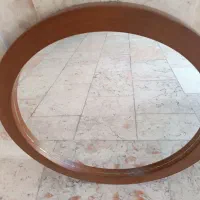 اینه گرد چوبی نو|آینه|گلپایگان, |دیوار