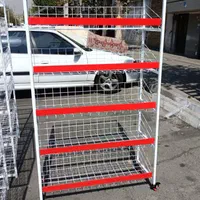 استند فلزی چیپس هایپرمارکتی شش طبقه سنگین|فروشگاه و مغازه|یزد, |دیوار