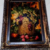 تابلو فرش دستباف تبریز سبد گل|تابلو فرش|تهران, اختیاریه|دیوار