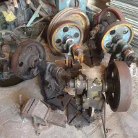 چرخ حلبی سازی نورد حلبی سازی پرس ۲تن قالب درز