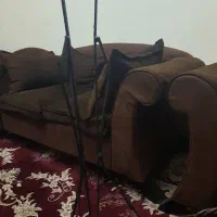 سبد حصیری چوبی وپایه فلزی