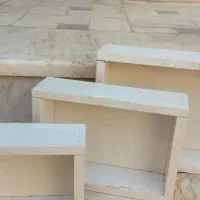 باکس تزئینی سه تایی سفید چوبی فقط ۸۰ تومن|صنایع دستی و سایر لوازم تزئینی|قم, آزادگان|دیوار