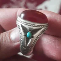 انگشتر عقیق و یاقوت|جواهرات|خمینی‌شهر, |دیوار