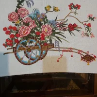دو عدد تابلو دکوراتیو و گلدوزی|تابلو، نقاشی، عکس|تهران, صادقیه|دیوار