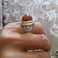 سلام خدمت شما دوعددانگشترعقیق وزن ۲۳/۵گرم زمرد۸گرم|جواهرات|زابل, |دیوار
