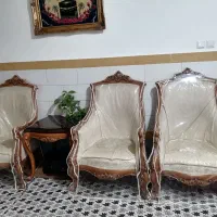 مبل 7نفره فرانسوی چوب راش