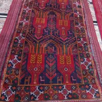 فروش قالیچه دستباف کناره و پشتی دستباف|فرش|گلبهار, شهر جدید گلبهار|دیوار