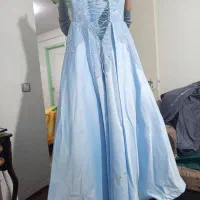 لباس مجلسی آبی آسمانی|لباس|قیامدشت - خاورشهر, |دیوار