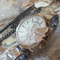 ست ساعات دیزل نو آک با گردنبند و دستبند کارتیر نو|ساعت|کرمانشاه, |دیوار