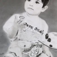 نقاشی سیاهقلم|تابلو، نقاشی، عکس|گرگان, |دیوار