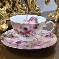 سرویس چای خوری لمونژ  یا گلدکیش  با همین گل سالم