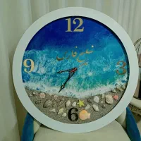 سرویس پذیرایی رزینی به همراه ساعت|ظروف سرو و پذیرایی|گرگان, |دیوار