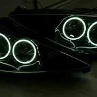 چراغ اسپرت۲۰۶پخش کاوردیسک هدلایت برچسب لاسیتک لامپ