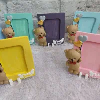 قاب عکس خرسی|صنایع دستی و سایر لوازم تزئینی|میبد, |دیوار