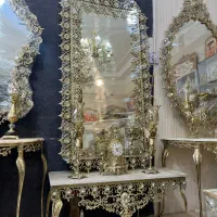 تخفیفات آیینه کنسول برنز سنگین سنگ مرمر(برنز برتر)