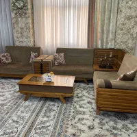 مبلمان راحتی ۶ نفره|مبلمان خانگی و میز عسلی|ری, اقدسیه|دیوار