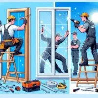 تولید تعمیر و ریگلاژ تخصصی درب و پنجره upvc
