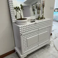 آینه کنسول سفید