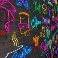 تابلو سازی چنلیوم ، نئون ، LED ، حروف برجسته|فروشگاه و مغازه|بجنورد, |دیوار