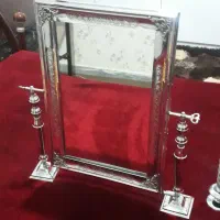 آئینه و شمعدان طرح استیل|آینه|اردبیل, |دیوار