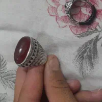 انگشتر عقیق دستساز