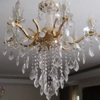 سه عدد لوستر آویز دار ۶ شاخه + دو دیوارکوب|لوستر و چراغ آویز|تهران, پاسداران|دیوار