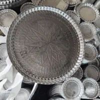 تولیدی سینی استیل لب کنگره  ساده  نافی قیلون دیس