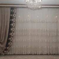 پرده پذیرایی ترک  و اتاق خواب نو و سالم
