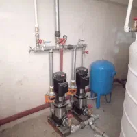 لوله کش سردوگرم فاضلاب نصب پمپ ومنبع  تعمیرات..