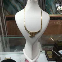 گردنبند جواهر با سنگ برلیان فقط2درصد