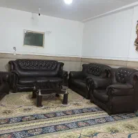 مبل چرم تمیز و کاملا سالم|مبلمان خانگی و میز عسلی|مسجد سلیمان, |دیوار