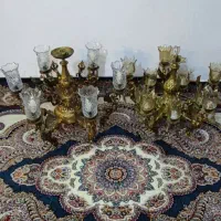 لوستربرنجی یک جفت سالم|لوستر و چراغ آویز|تهران, علم و صنعت|دیوار