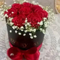 دسته گل روبانی