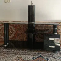 زیرتلویزیون شیشه ای