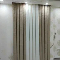 فروش ویژه پرده پانچ حریر ساده و مخمل شانل با30 رنگ
