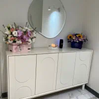 کنسول مدرن ترکیب چوب و‌ ام دی اف مینیمال